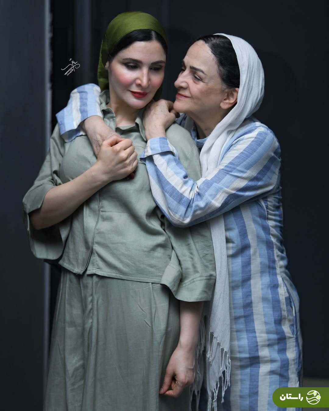 تصاویر زیبای مادر دختری از گلاب آدینه و نورا هاشمی