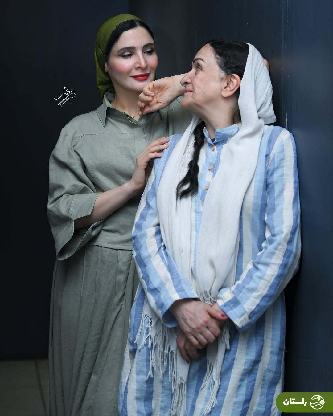 تصاویر زیبای مادر دختری از گلاب آدینه و نورا هاشمی