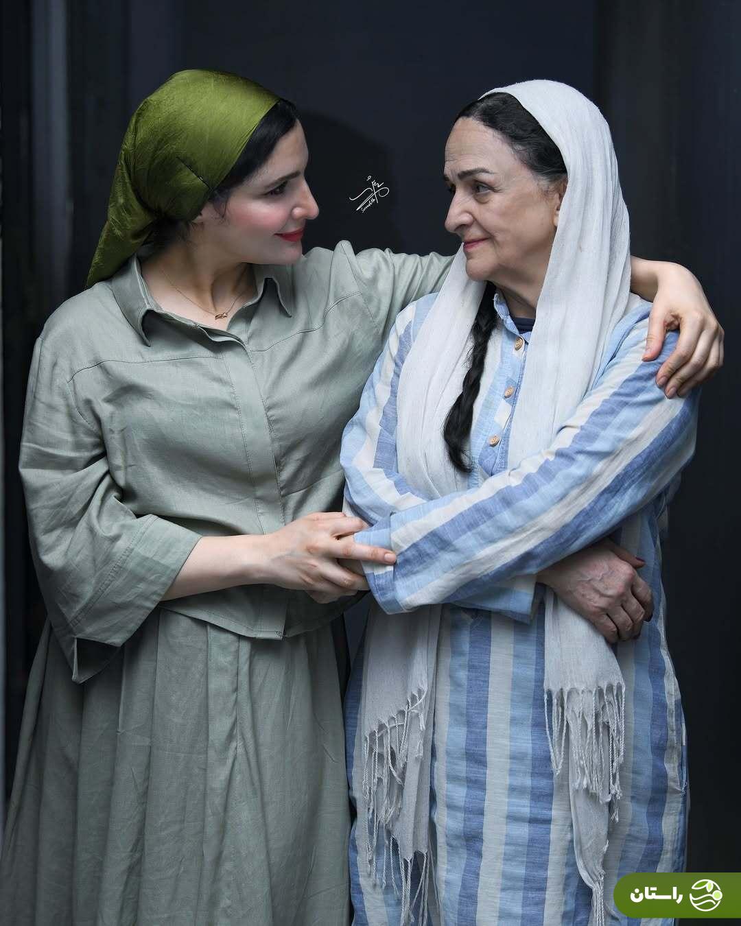 تصاویر زیبای مادر دختری از گلاب آدینه و نورا هاشمی