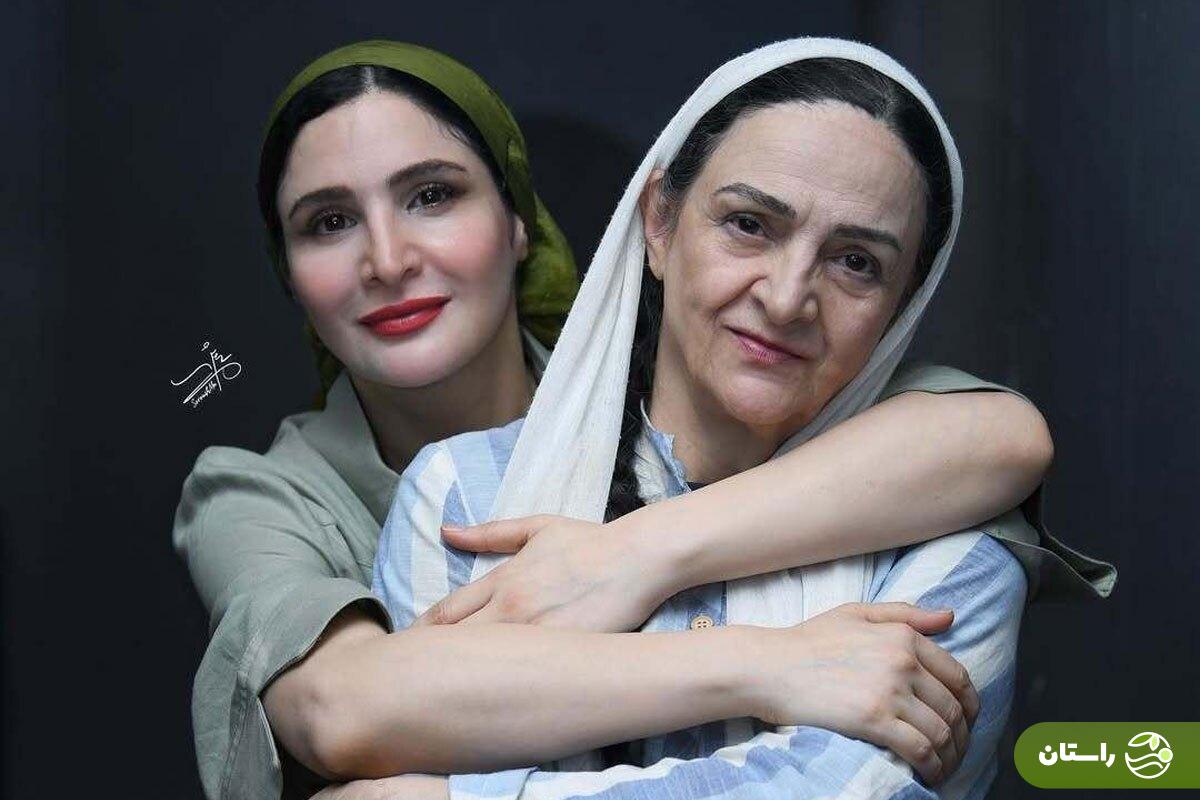 تصاویر زیبای مادر دختری از گلاب آدینه و نورا هاشمی