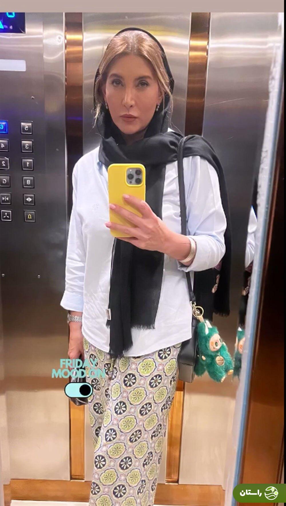 عکس | سلفی آسانسوری پری‌سیما سریال «ستایش»