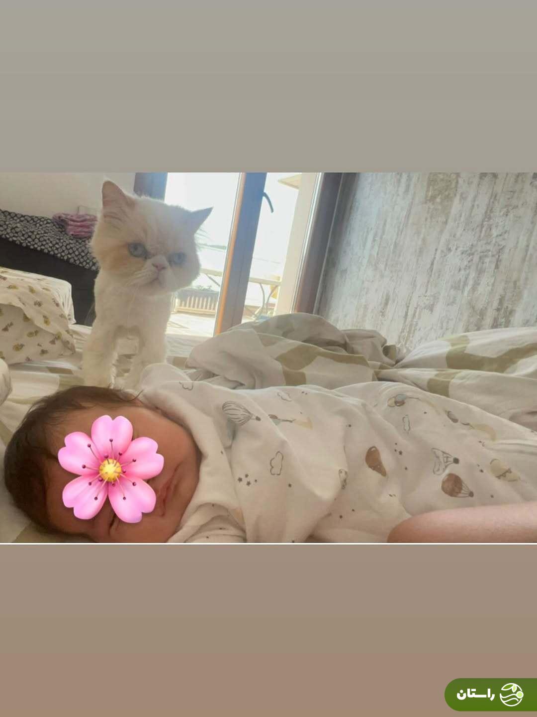 (عکس) تصویر پربازدیدی از فرزند تازه متولد شده پیمان‌قاسم‌خانی و میترا ابراهیمی