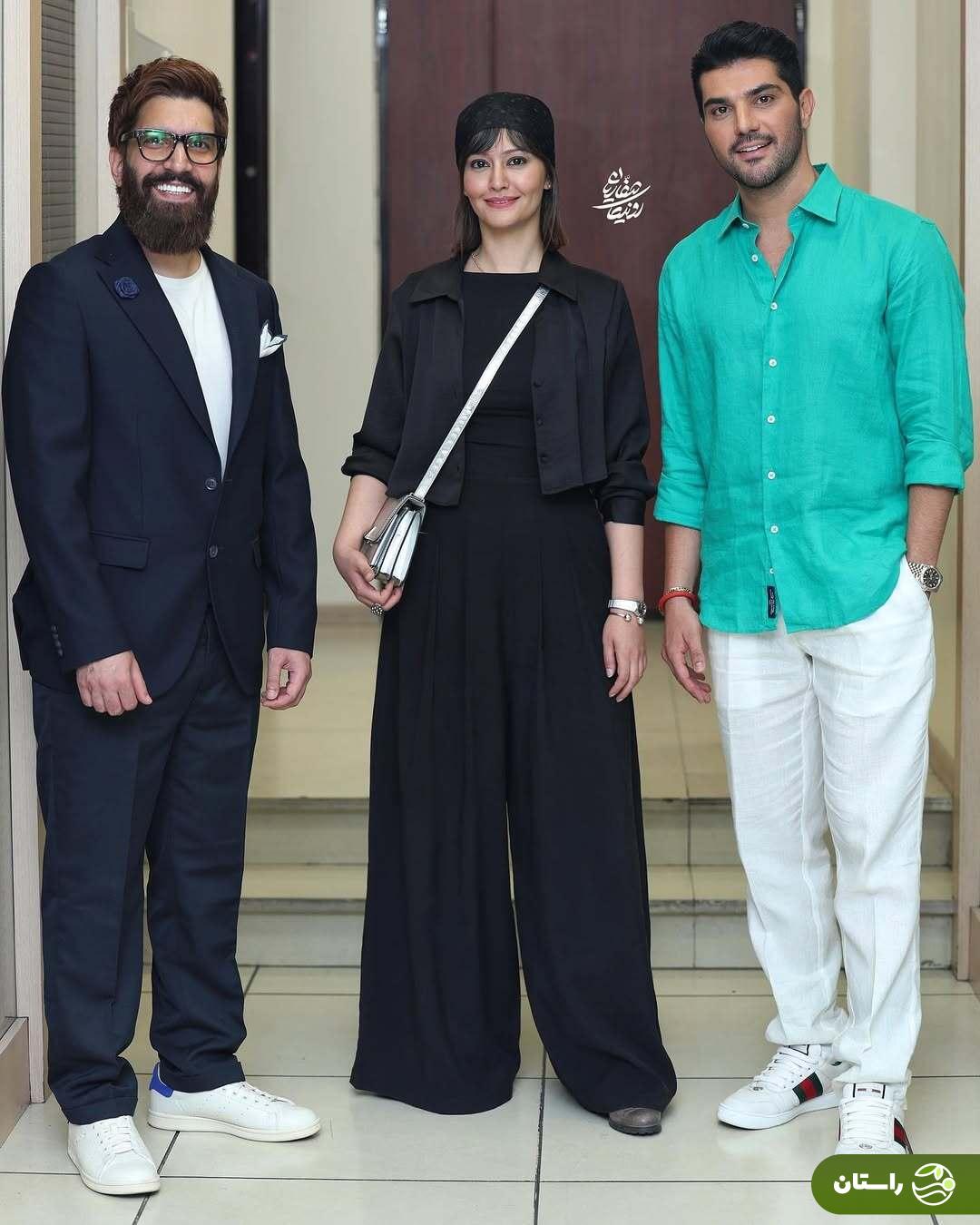 تصاویر خبرساز پردیس احمدیه و سینا مهراد در اکران «از یاد رفته»