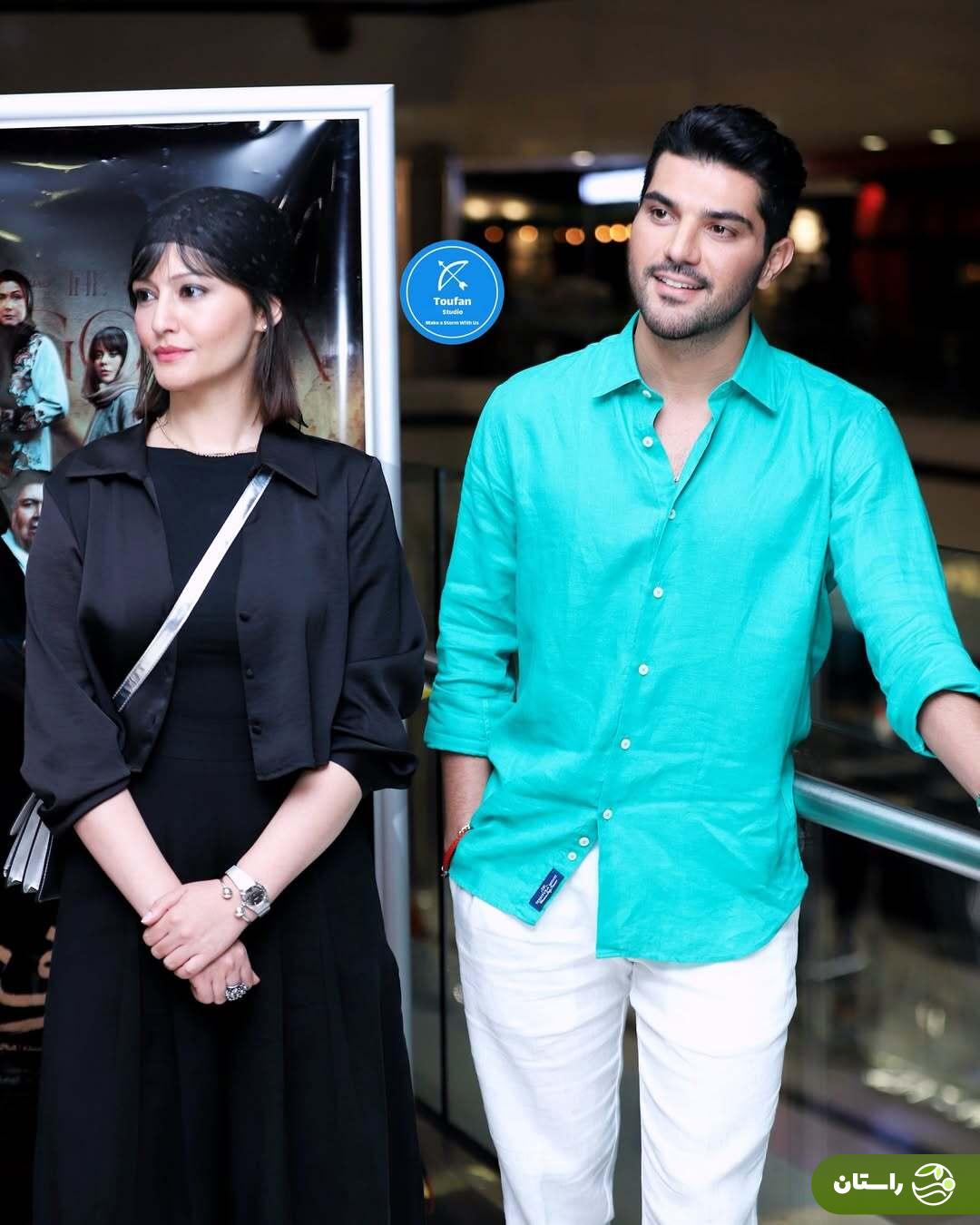 تصاویر خبرساز پردیس احمدیه و سینا مهراد در اکران «از یاد رفته»