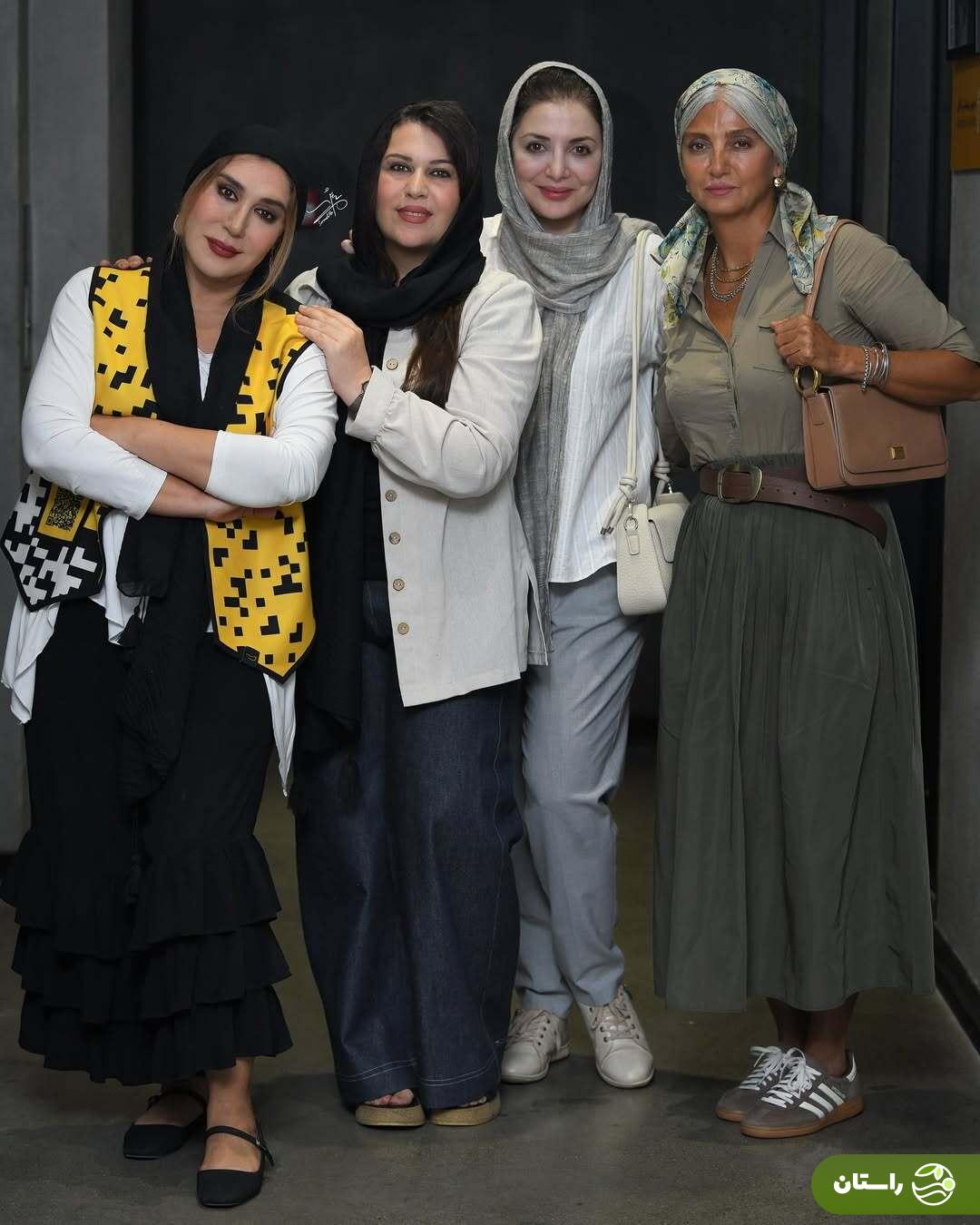 تصاویر | نسیم ادبی، گیتی قاسمی، رویا میرعلمی و رویا جاویدنیا در پشت صحنه تئاتر «عامدانه عاشقانه قاتلانه»