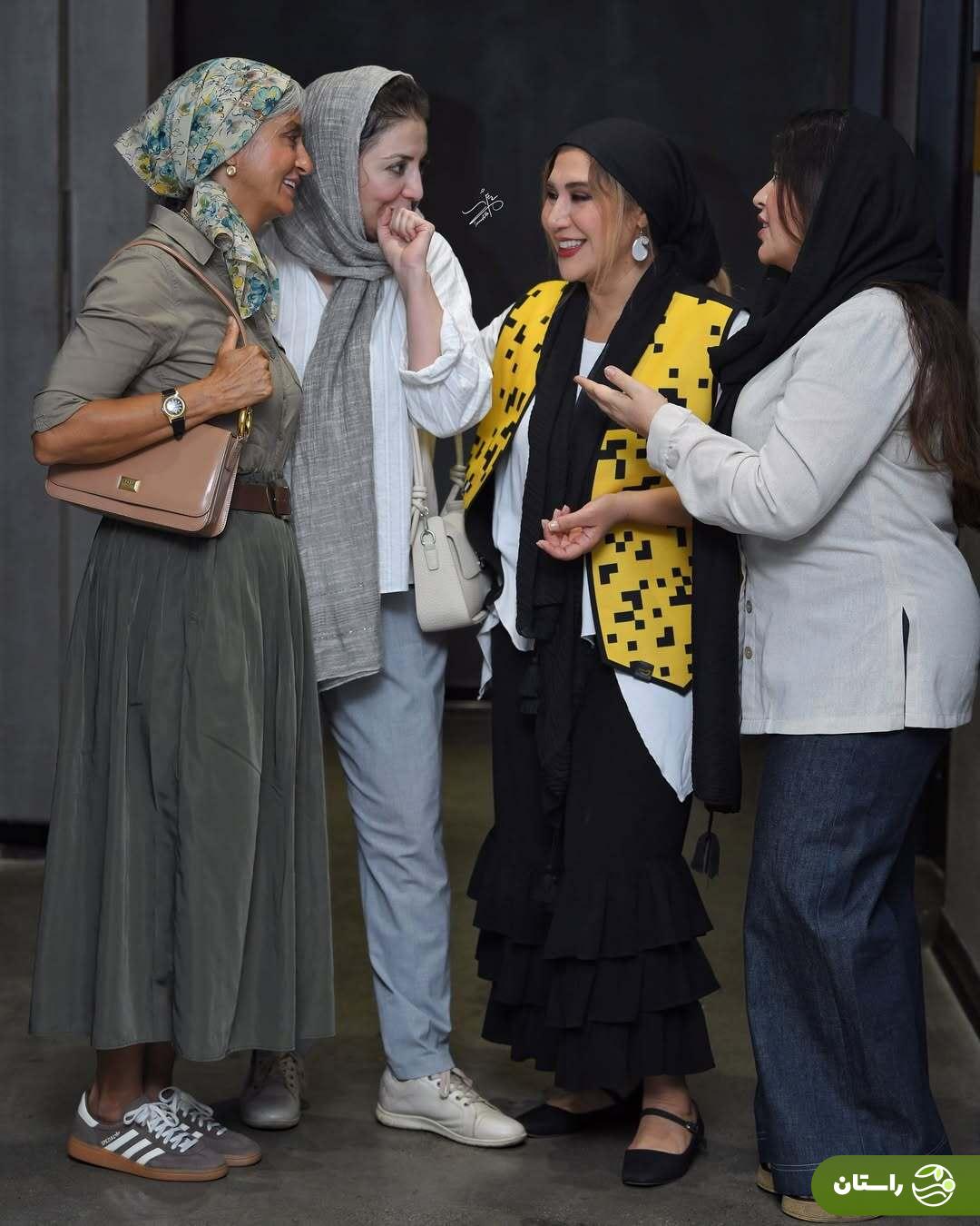 تصاویر | نسیم ادبی، گیتی قاسمی، رویا میرعلمی و رویا جاویدنیا در پشت صحنه تئاتر «عامدانه عاشقانه قاتلانه»