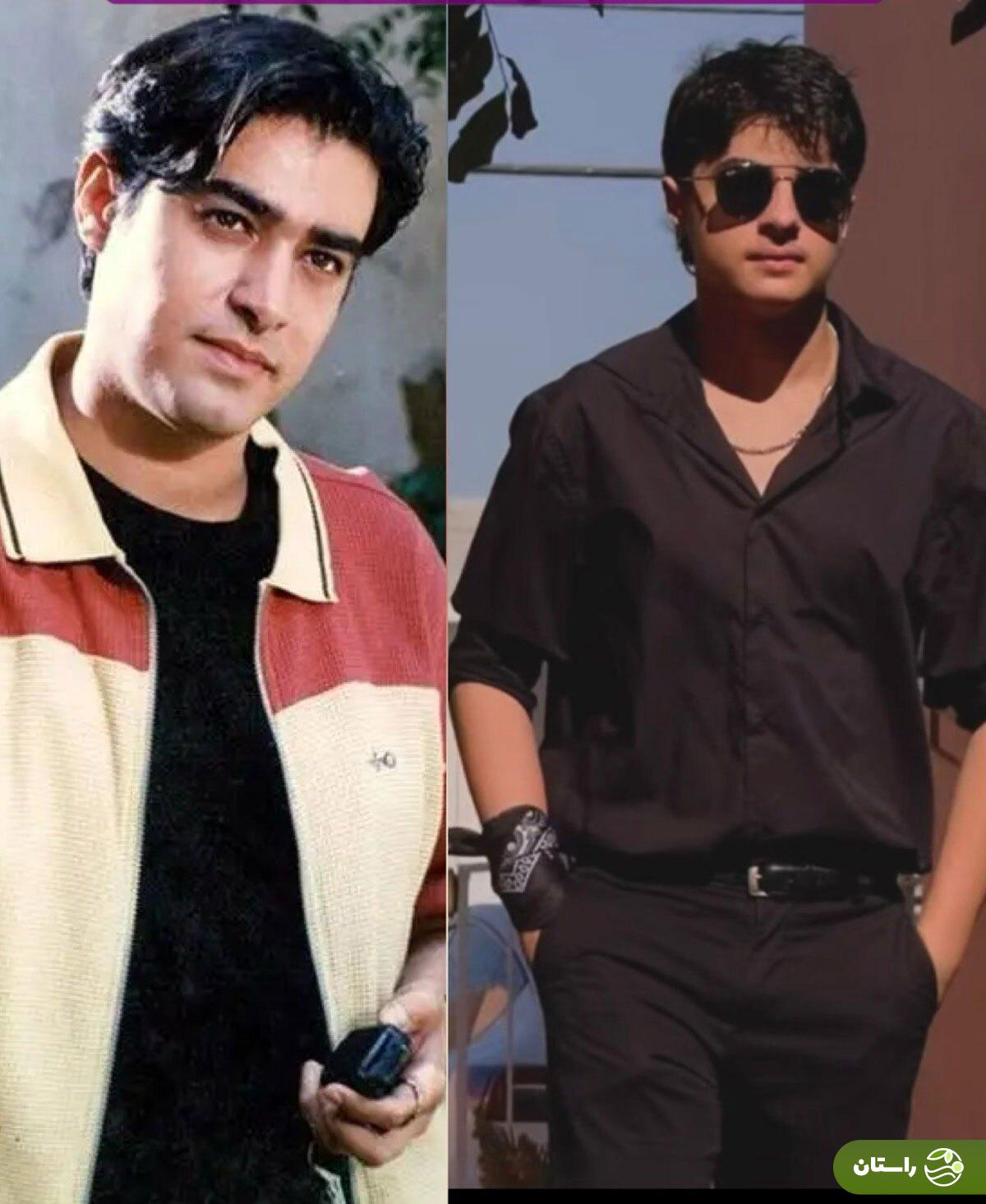 عکس | شباهت امیرعلی پسر ۱۴ ساله شهاب حسینی به جوانی پدرش
