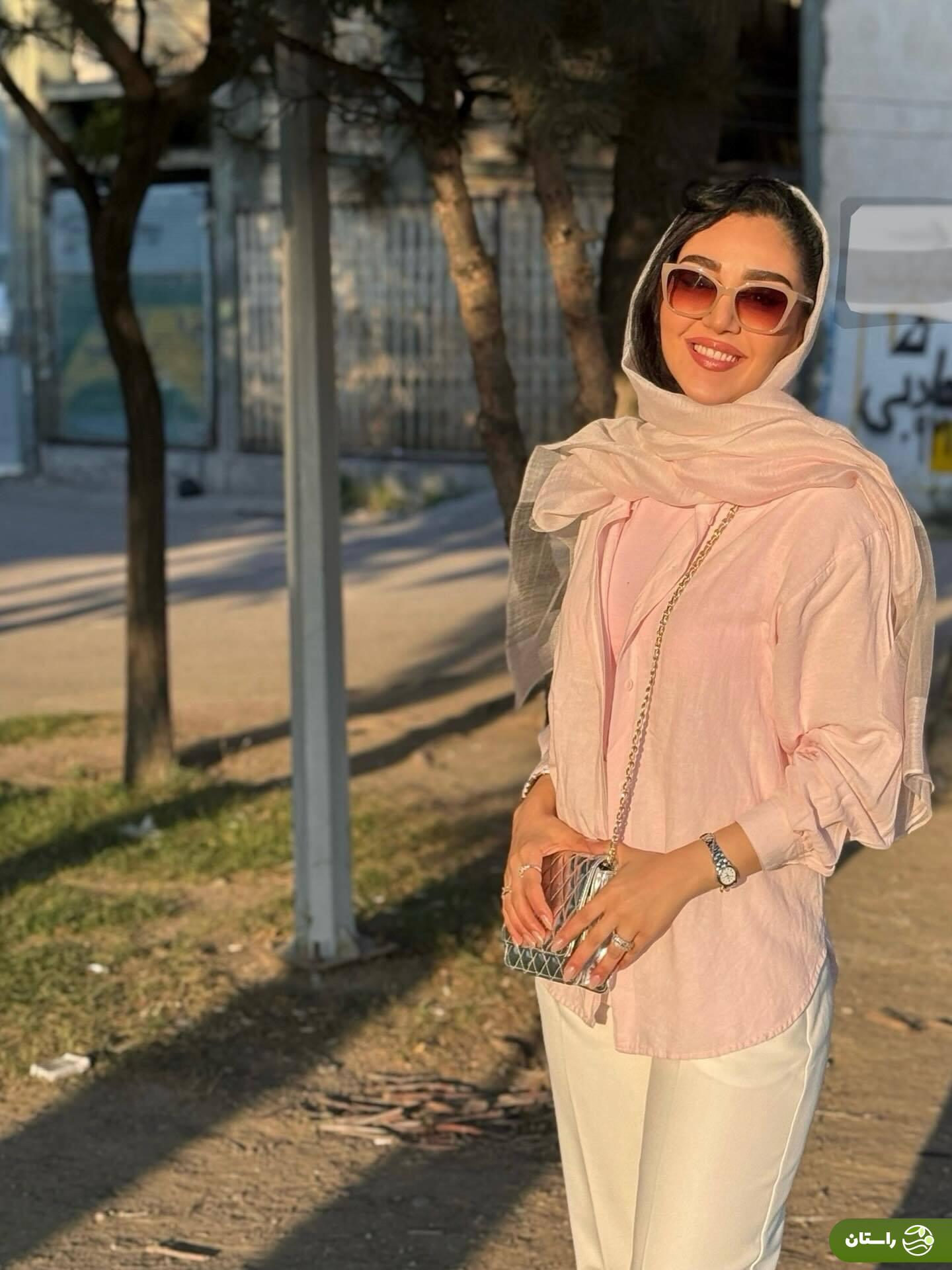 جدیدترین تصاویر میترا رفیع، گلنار سریال گیلدخت در خیابان‌های تهران