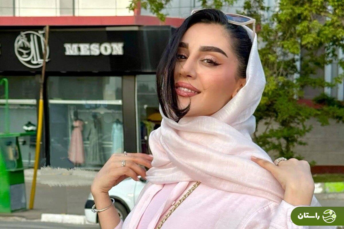 جدیدترین تصاویر میترا رفیع، گلنار سریال گیلدخت در خیابان‌های تهران