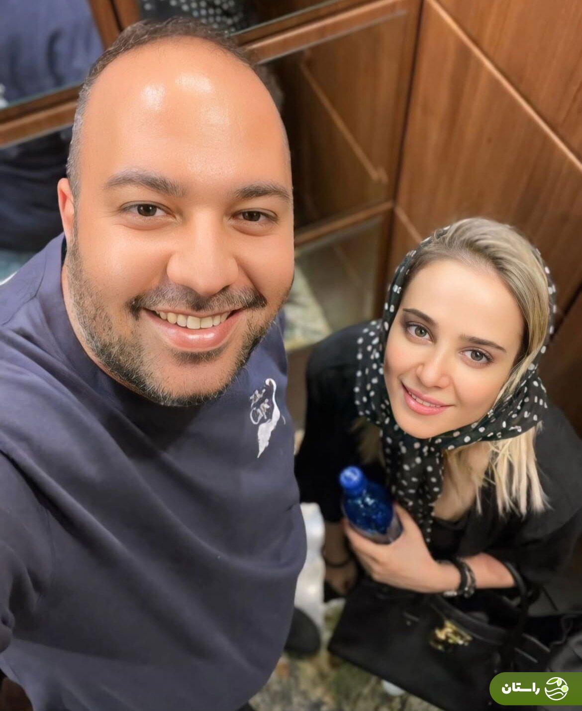 عکس | سلفی الناز حبیبی و علی اوجی