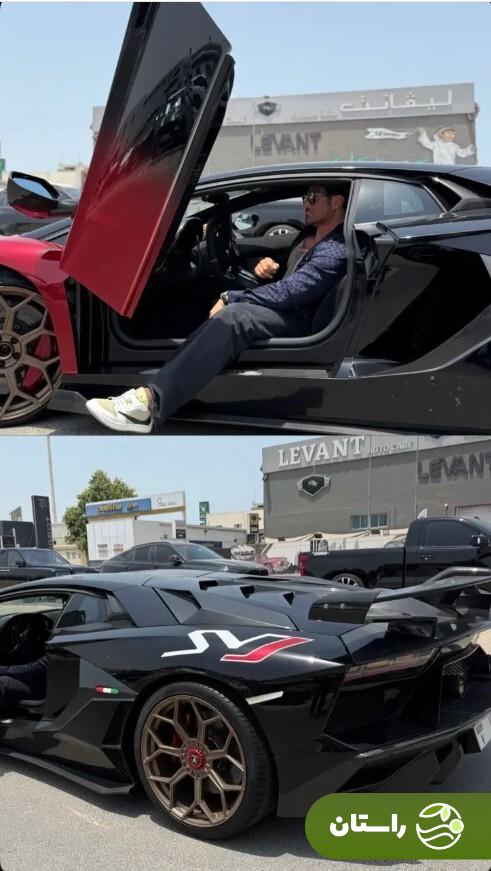 عکس | جولانِ محمدرضا گلزار با ماشین سوپر لاکچری‌اش در خیابان‌های دبی!