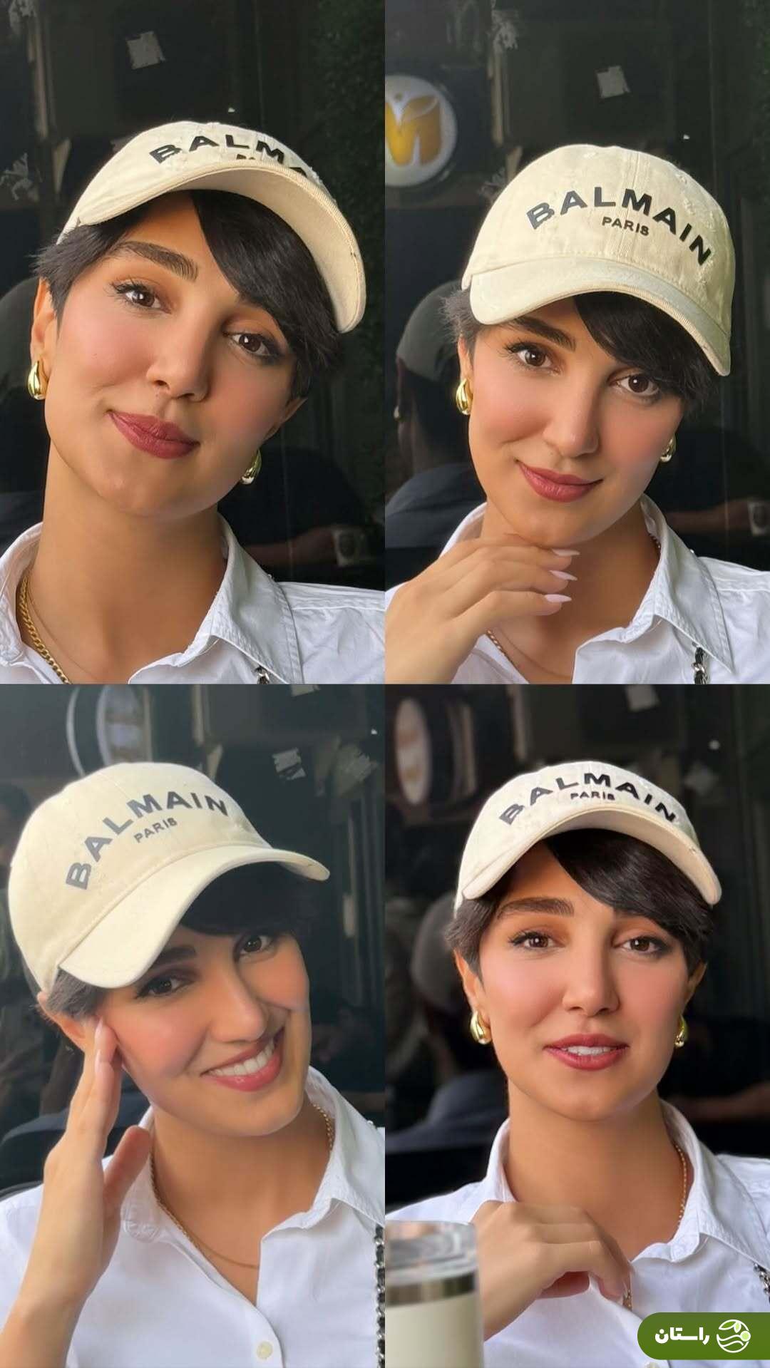 تصاویر | ژست‌های زارا نادری‌فر هوژان سریال ناریا در یک کافه