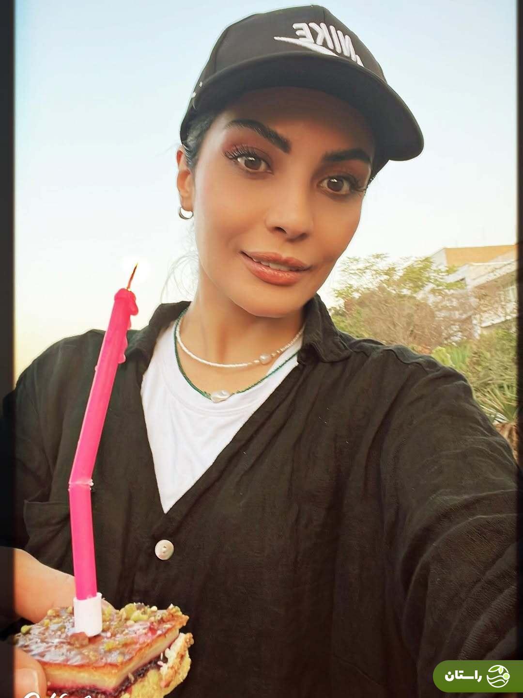 تصاویر جشن تولد ۳۳ سالگی صحرا اسداللهی وسط اتوبان!