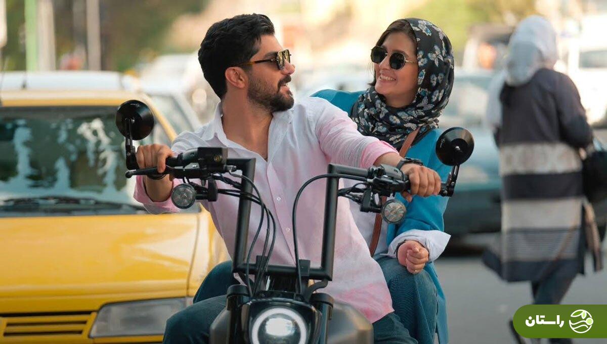 عکس | پردیس احمدیه و سینا مهراد سوار بر موتور در سریال «از یاد رفته»