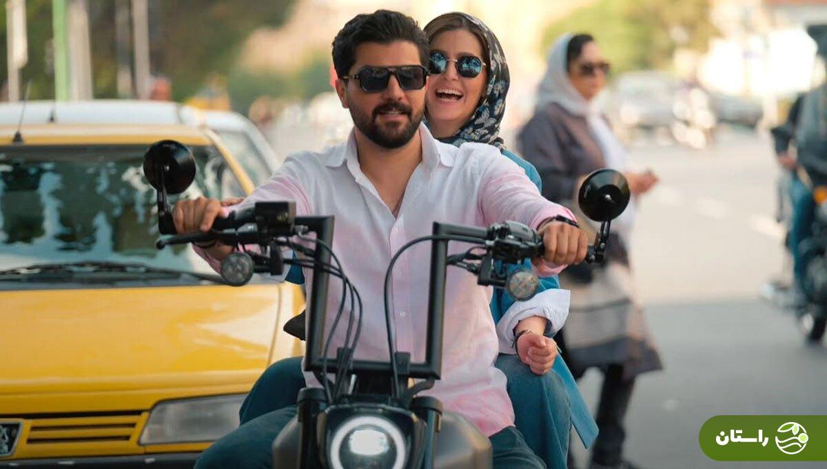 عکس | پردیس احمدیه و سینا مهراد سوار بر موتور در سریال «از یاد رفته»