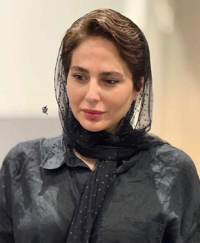 (عکس) رعنا آزادی ور با ظاهری متفاوت و زیبا کنار مهدی پاکدل