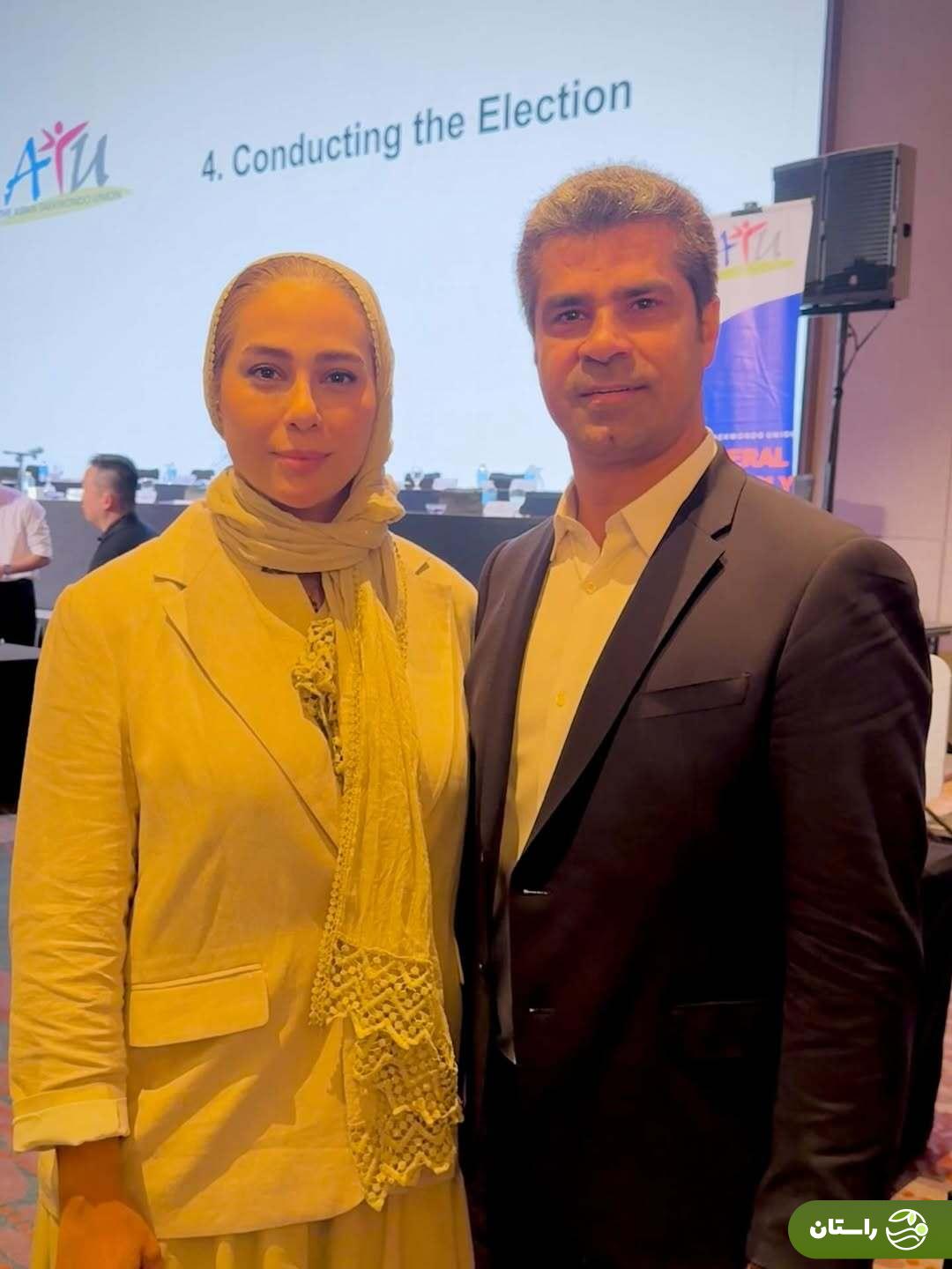 عکس  | هادی ساعی و شهروز ساعی در مجمع انتخاباتی اتحادیه آسیا مالزی ۲۰۲۵‌‌