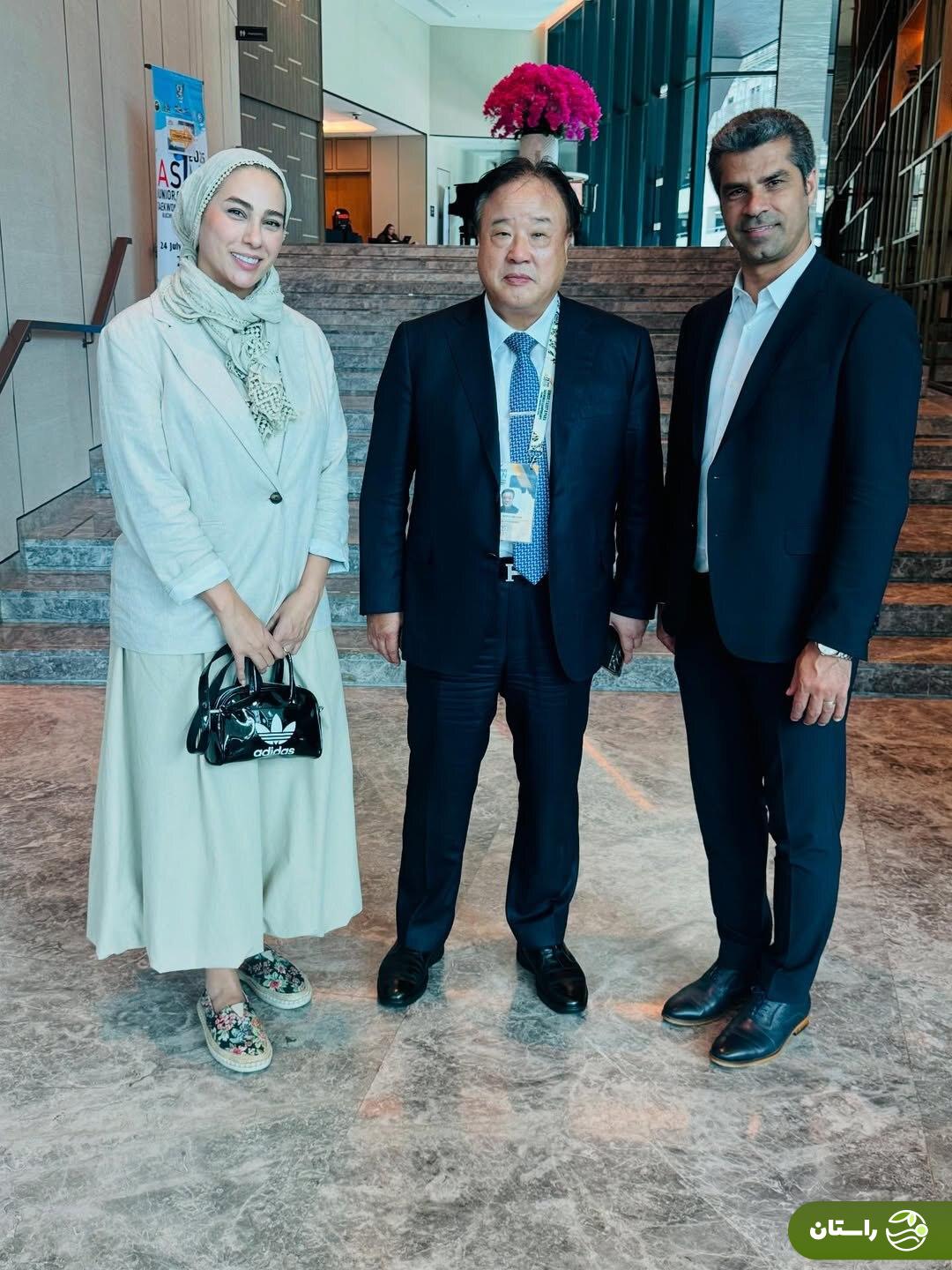 عکس  | هادی ساعی و شهروز ساعی در مجمع انتخاباتی اتحادیه آسیا مالزی ۲۰۲۵‌‌