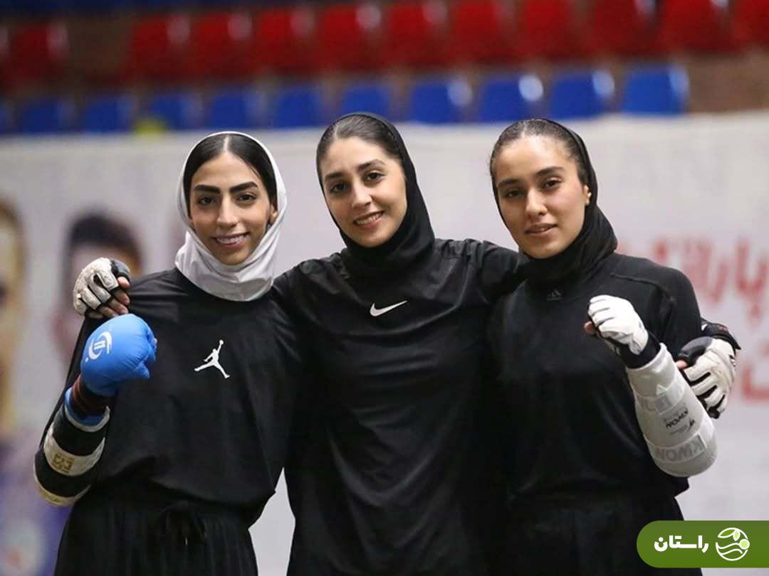 عکس | قاب دوستانه ناهید کیانی و مبینا نعمت‌زاده در اردوی تیم ملی تکواندو