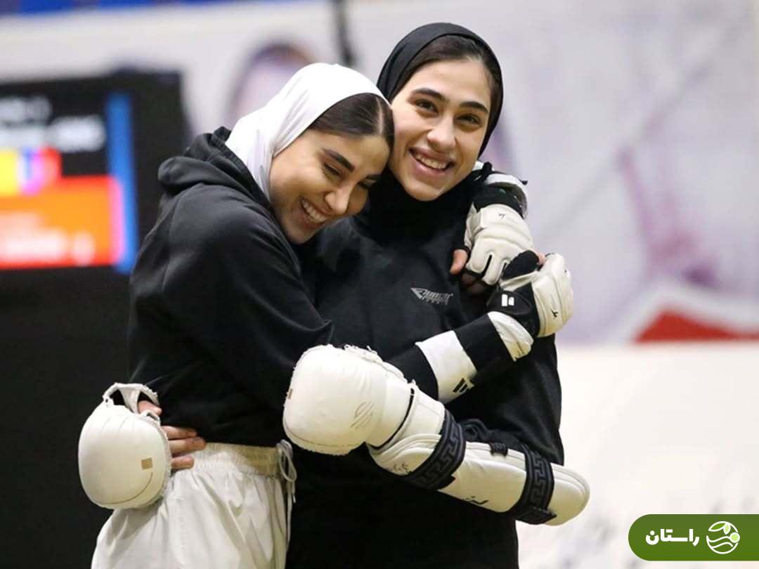 عکس | قاب دوستانه ناهید کیانی و مبینا نعمت‌زاده در اردوی تیم ملی تکواندو