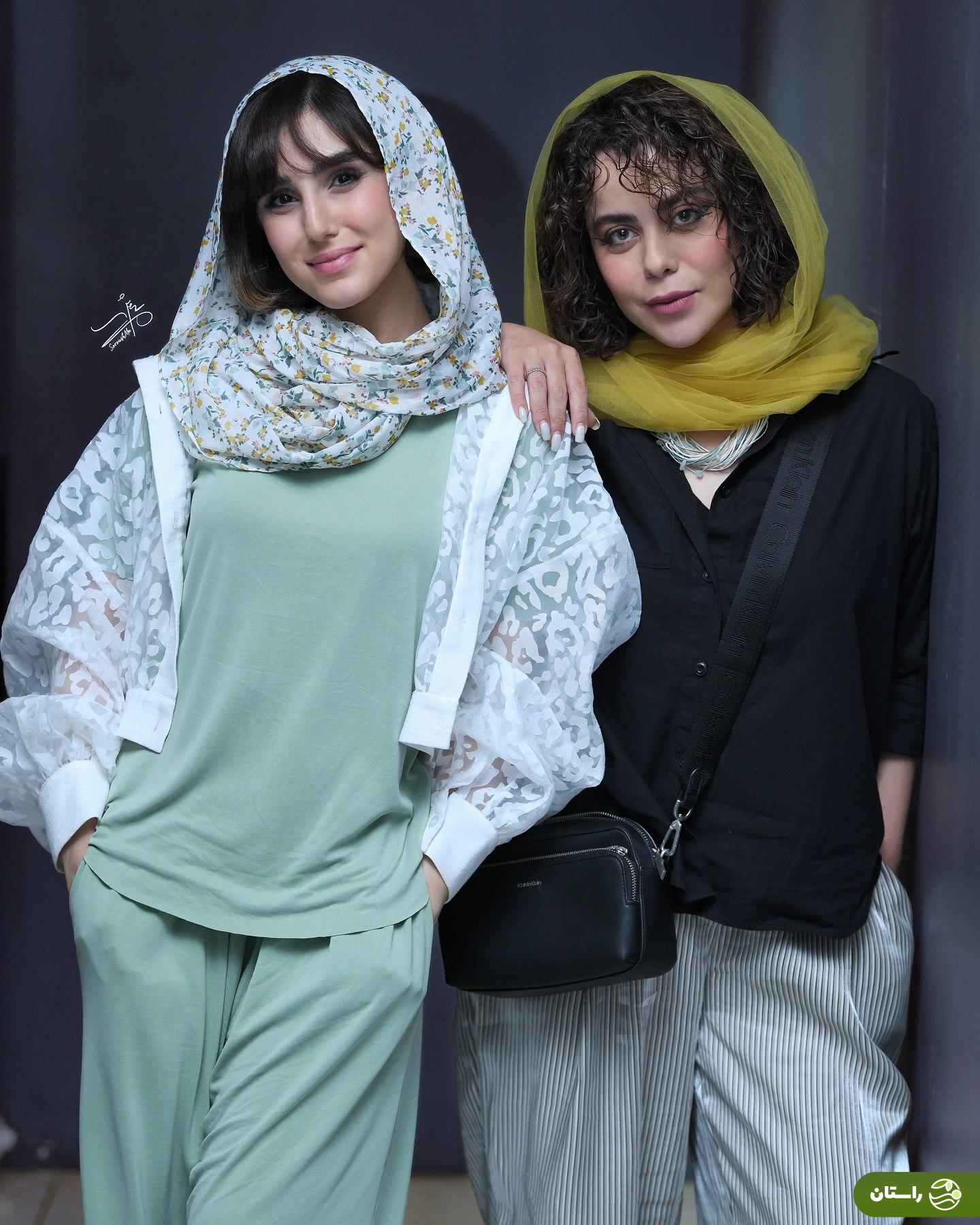 تصاویر | ژست‌های دو نفره نگار نیکدل و الهام اخوان؛ شیدا زخم کاری و گندم دودکش