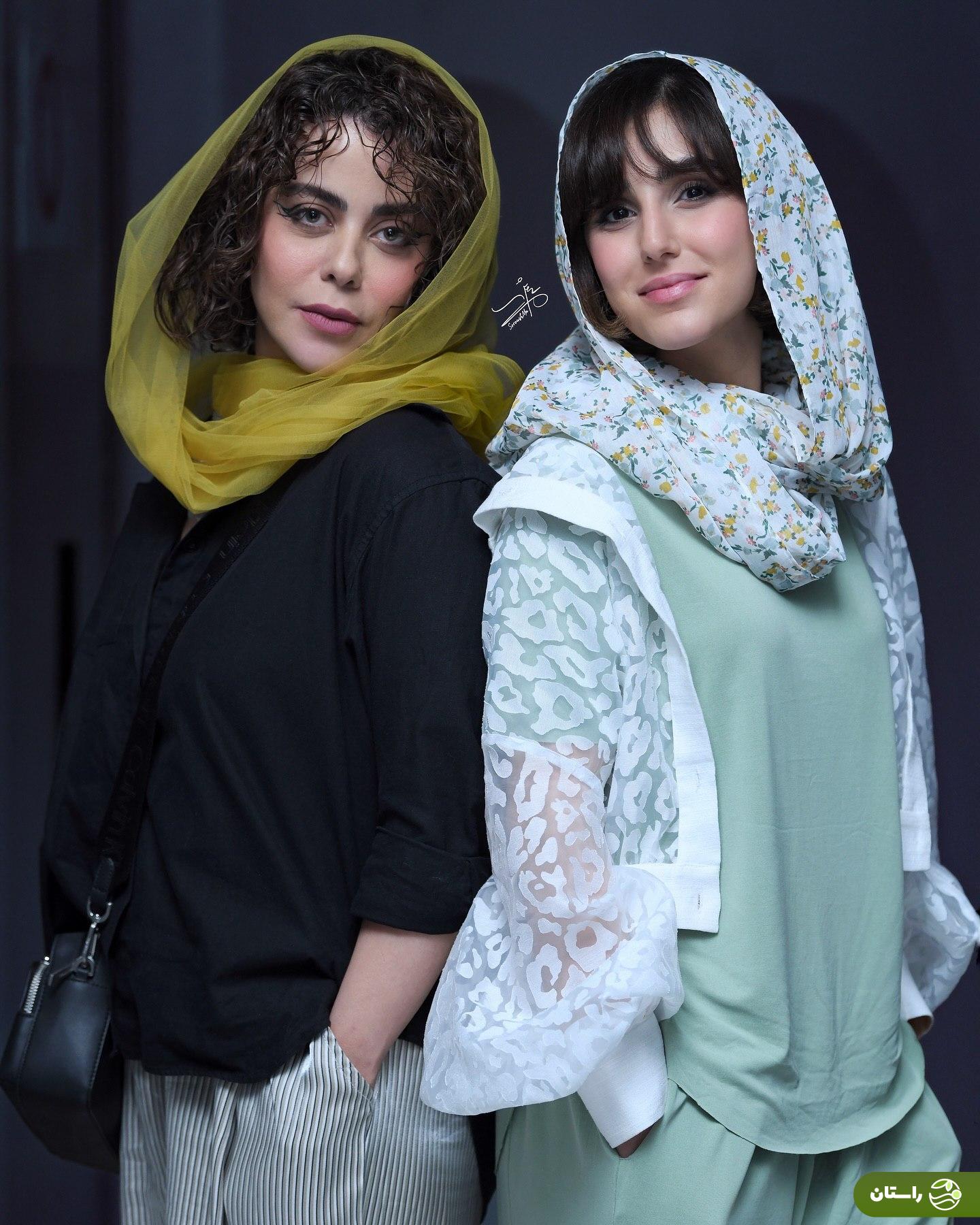 تصاویر | ژست‌های دو نفره نگار نیکدل و الهام اخوان؛ شیدا زخم کاری و گندم دودکش