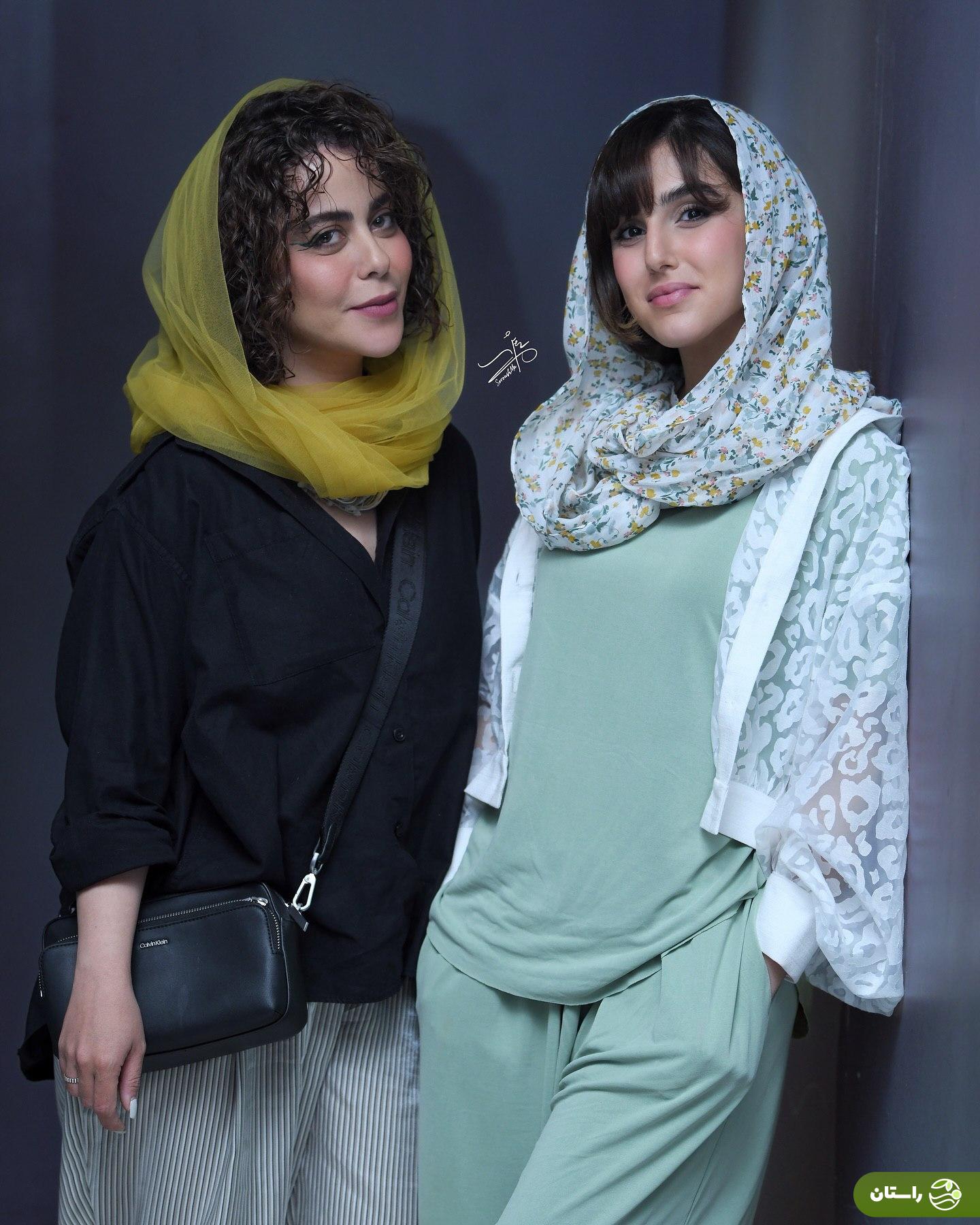 تصاویر | ژست‌های دو نفره نگار نیکدل و الهام اخوان؛ شیدا زخم کاری و گندم دودکش