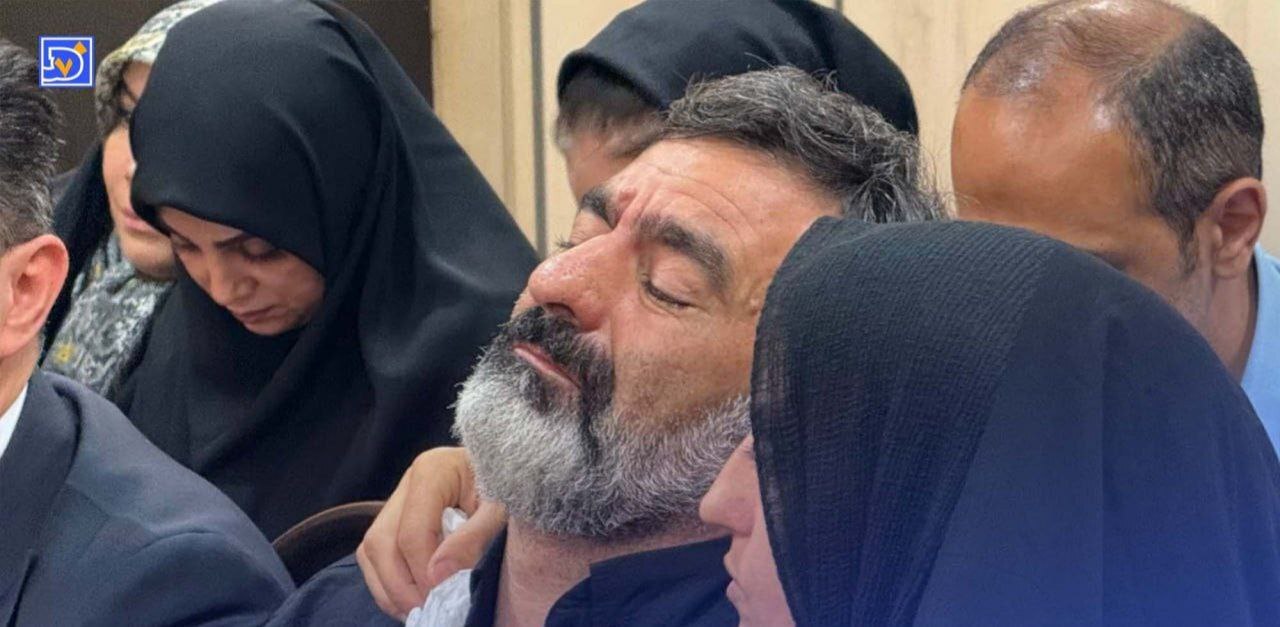 عکس | برادر معلول الهه حسین‌نژاد در اولین جلسه محاکمه قاتل خواهرش