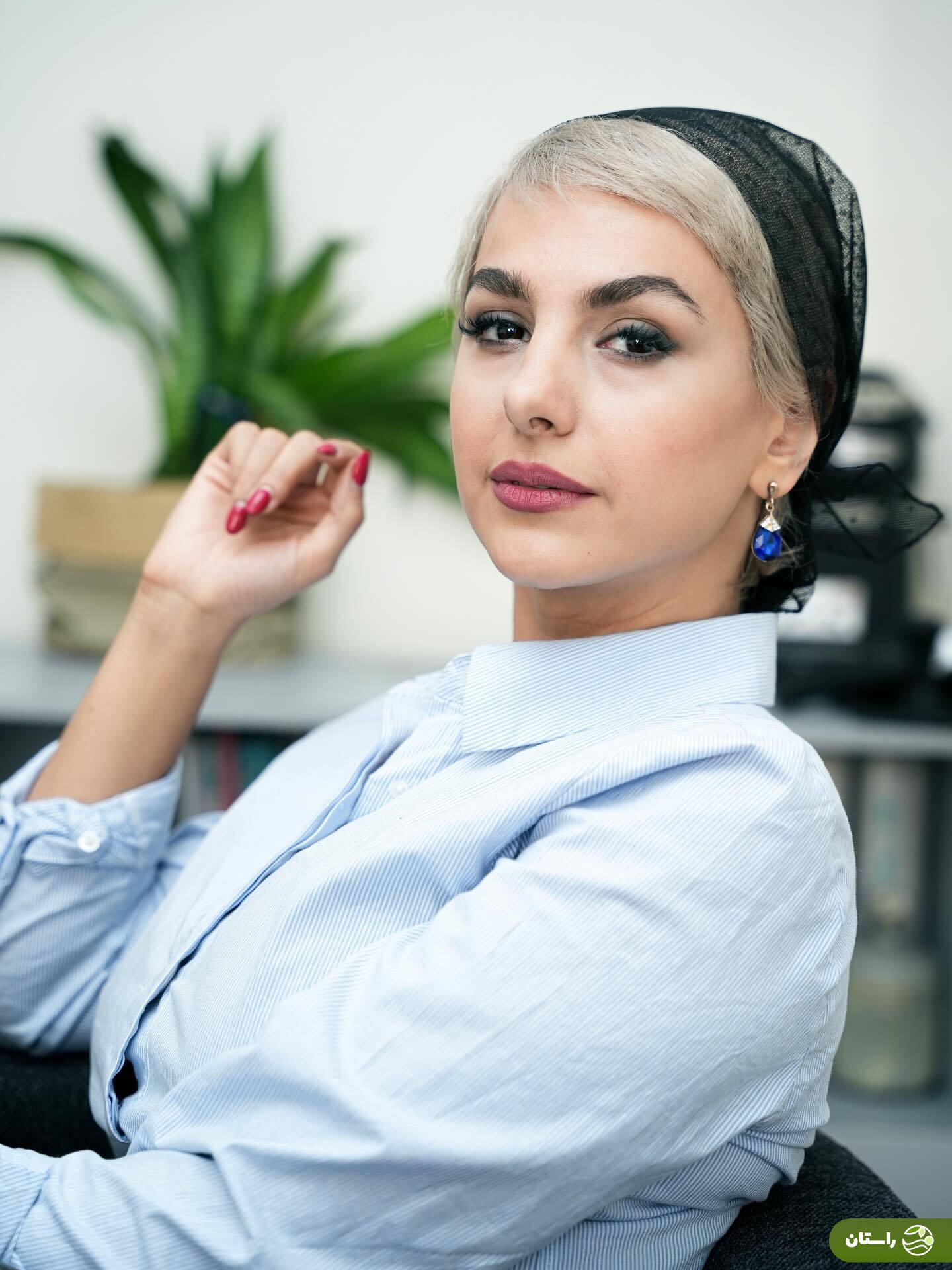 جدیدترین عکس‌ها و ژست‌های جوانه دلشاد، عاطفه در «سریال حوالی پاییز»