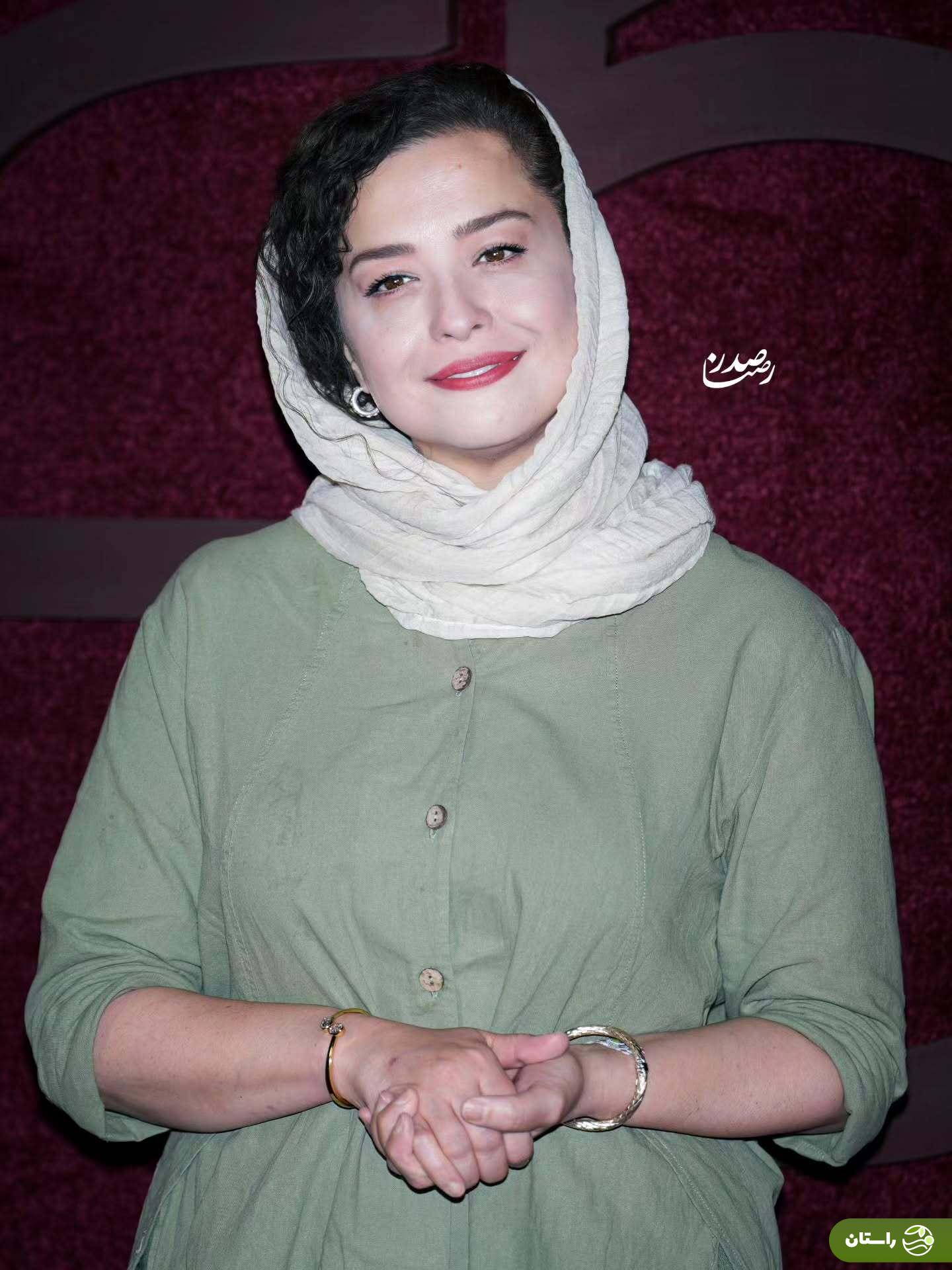 تصاویر‌ | ژست‌های مهرآوه شریفی‌نیا در افتتتاحیه ی جشنواره ۲۵