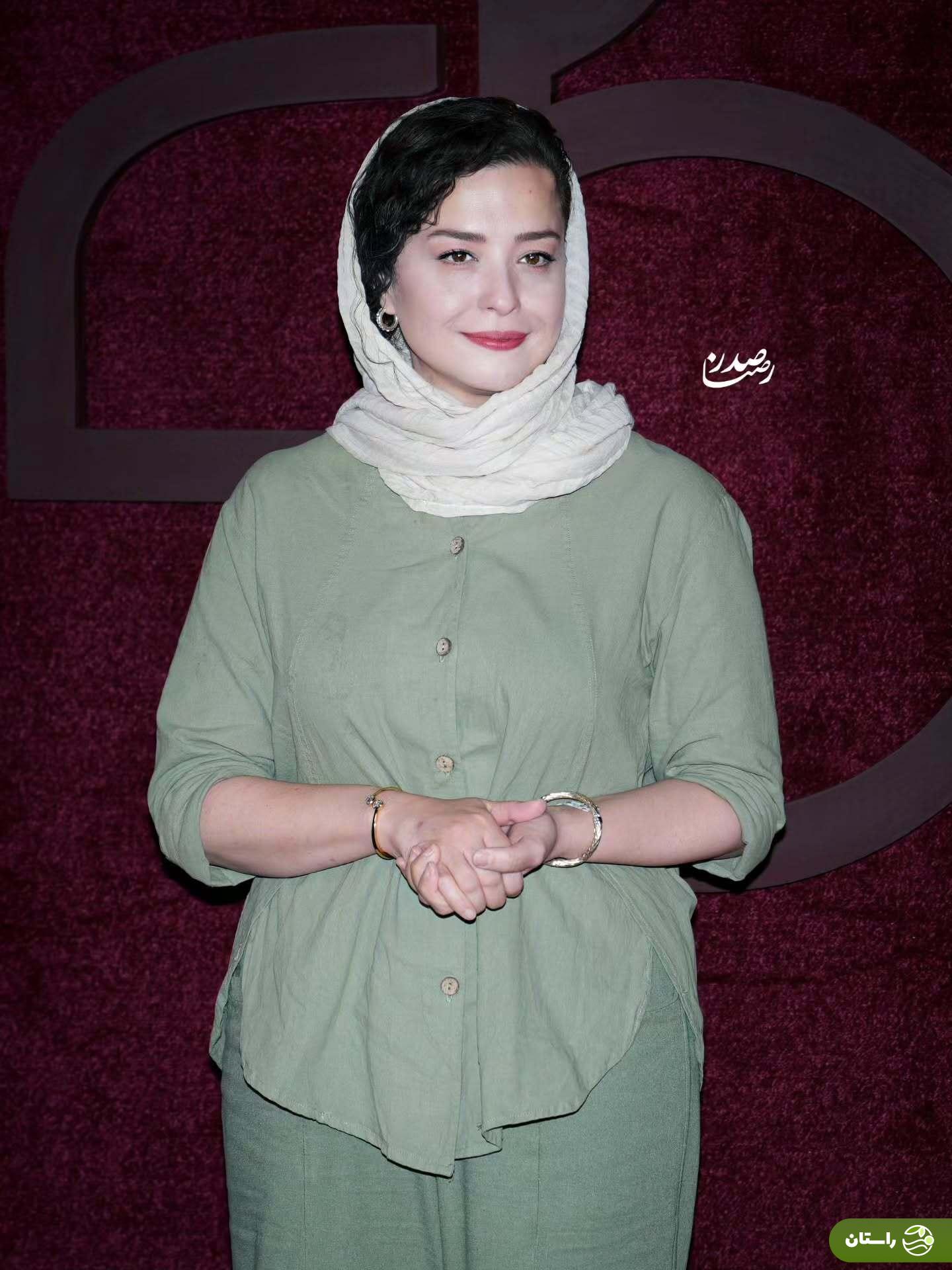 تصاویر‌ | ژست‌های مهرآوه شریفی‌نیا در افتتتاحیه ی جشنواره ۲۵