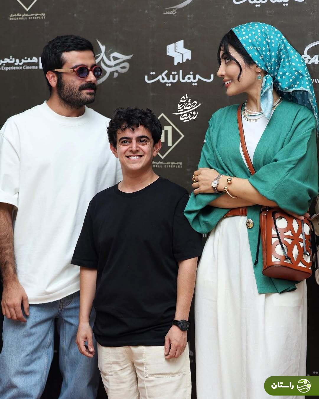 تصاویر | صحرا اسداللهی، جوانه دلشاد و امیر محمد متقیان در اکران فیلم «مرجان»