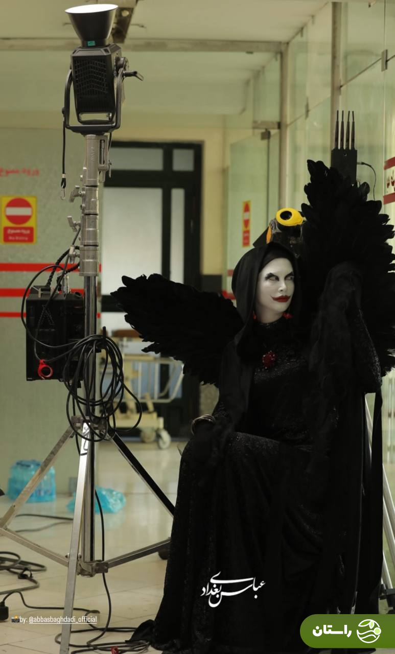 عکس ترسناک عسلِ سریال اجل معلق در پشت صحنه