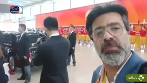 (ویدئو) استقبال هماهنگ دختران و پسران چینی از پزشکیان