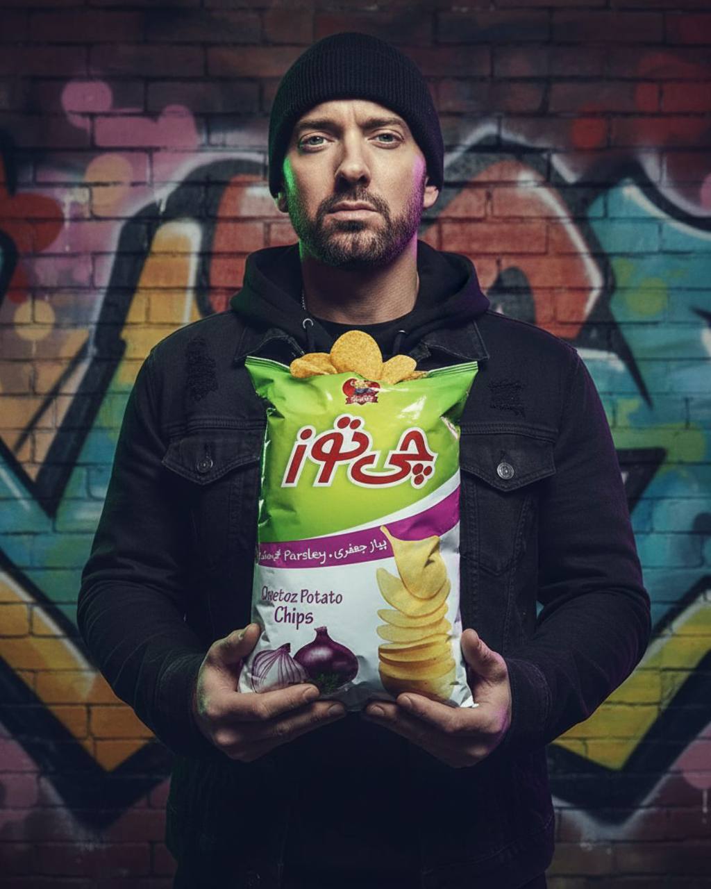 (تصاویر) سلبریتی‌های مشهور دنیا با محصولات خوراکی ایرانی در دست!