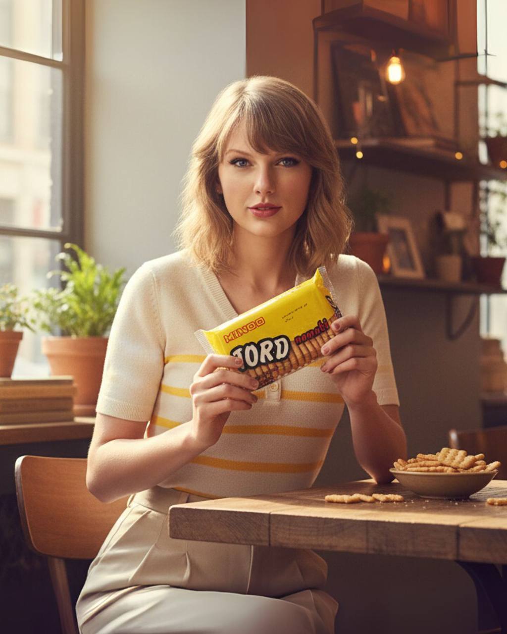 (تصاویر) سلبریتی‌های مشهور دنیا با محصولات خوراکی ایرانی در دست!