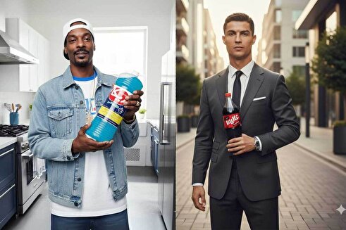 (تصاویر) سلبریتی‌های مشهور دنیا با محصولات خوراکی ایرانی در دست!