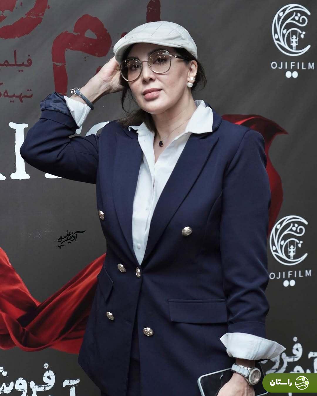(تصاویر) تیپ خاص لیلا بلوکات در اکران «آدم‌فروش»