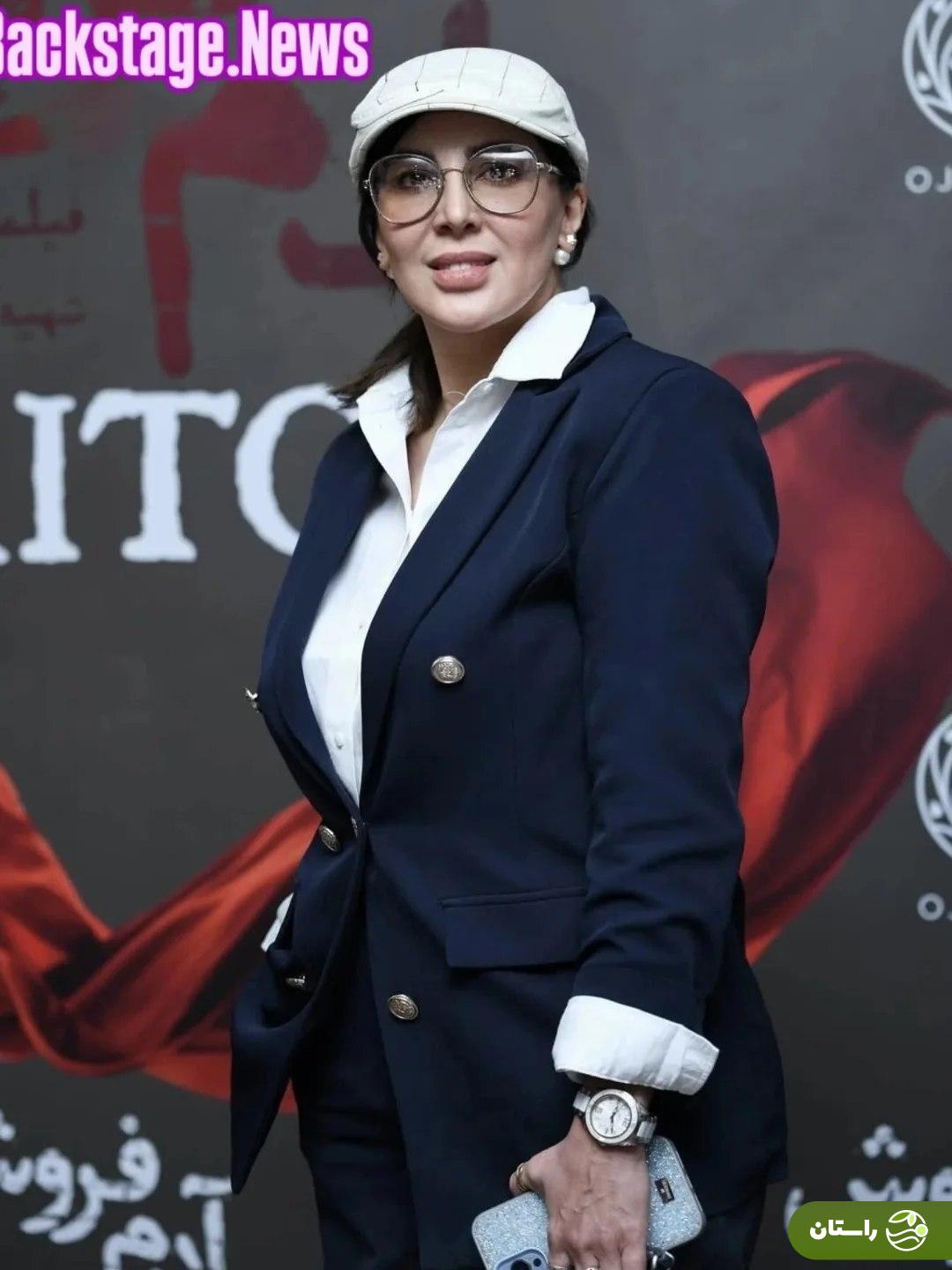 (تصاویر) تیپ خاص لیلا بلوکات در اکران «آدم‌فروش»
