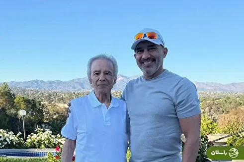 (تصاویر) دیدار احمدرضا عابدزاده با «عارف»؛ سلطان قلب‌ها در کنار عقاب آسیا