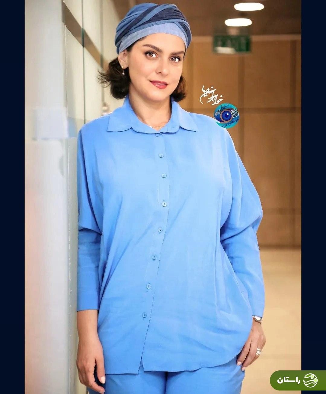 (تصاویر) غزل شاکری، آذر سریال شهرزاد با استایل آبی