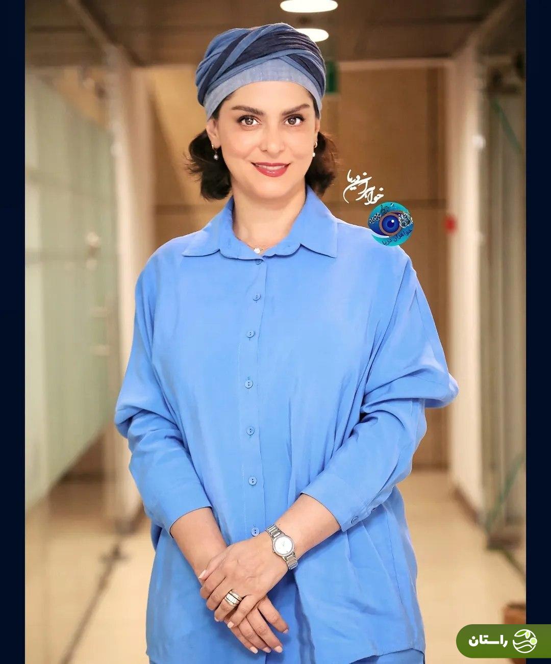 (تصاویر) غزل شاکری، آذر سریال شهرزاد با استایل آبی