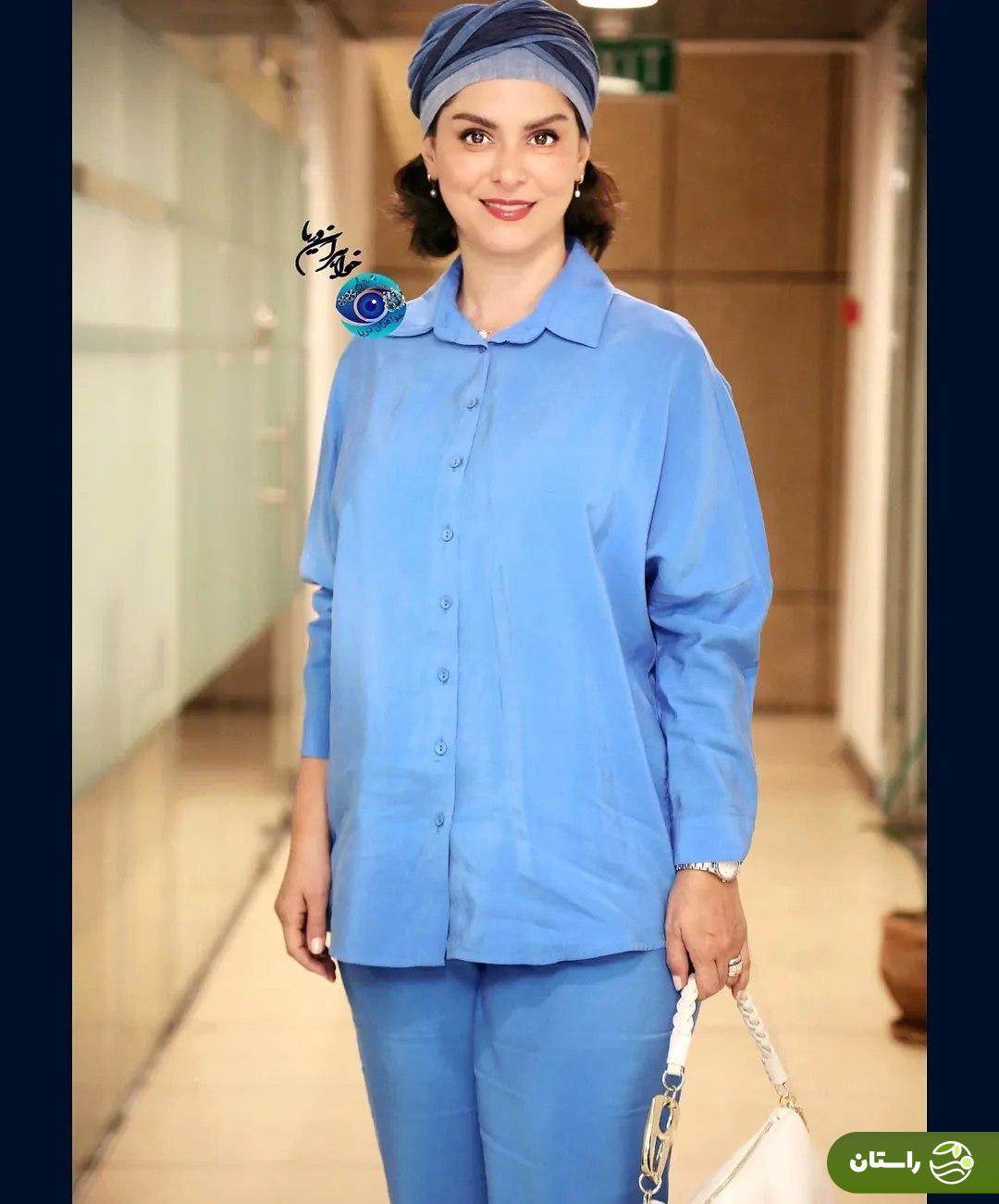 (تصاویر) غزل شاکری، آذر سریال شهرزاد با استایل آبی