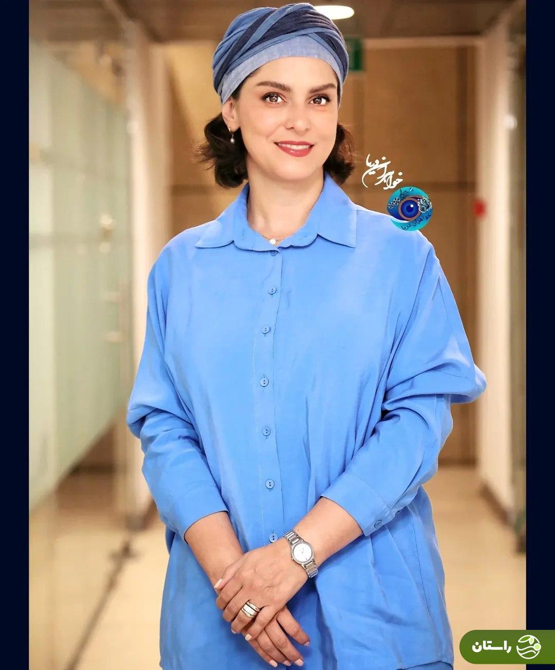 (تصاویر) غزل شاکری، آذر سریال شهرزاد با استایل آبی
