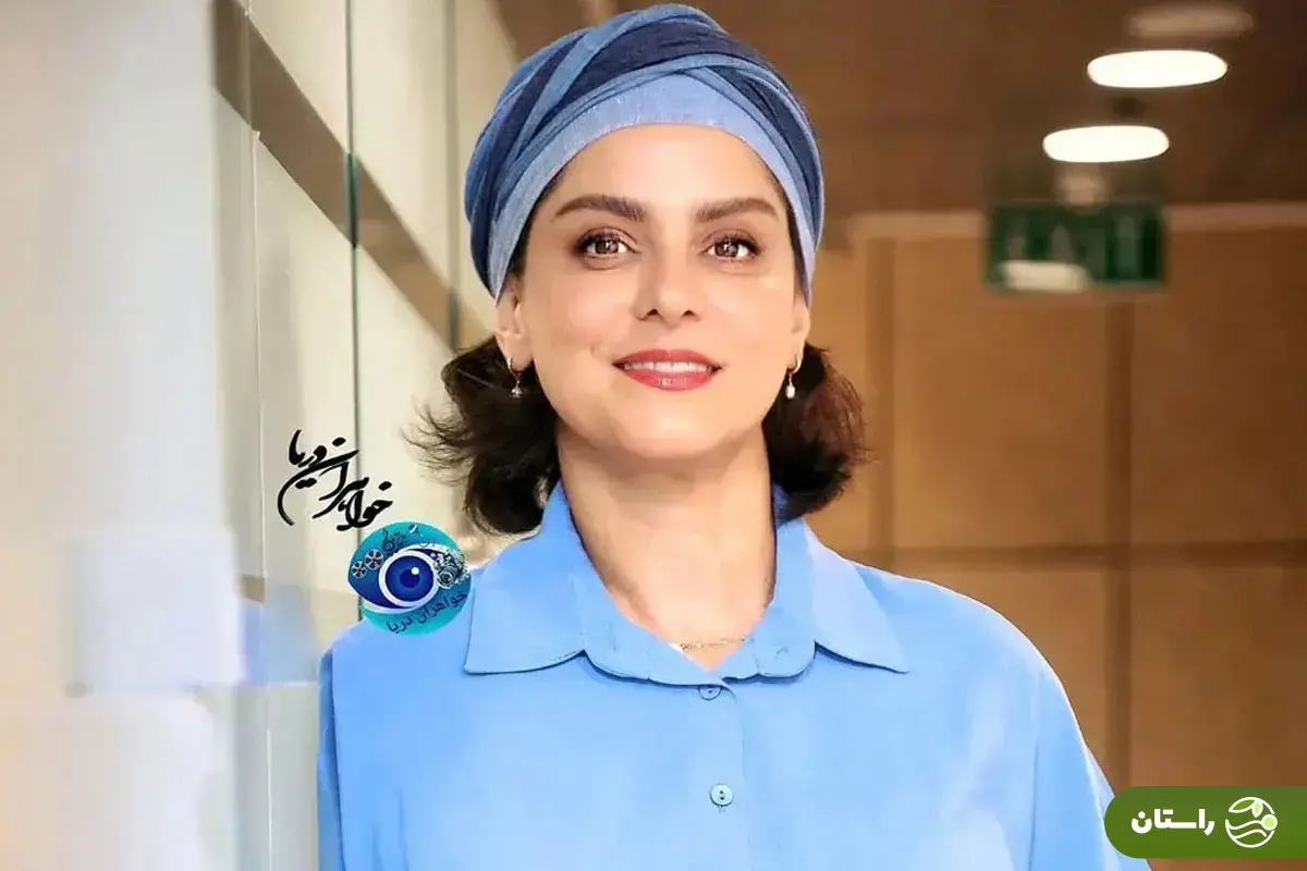 (تصاویر) غزل شاکری، آذر سریال شهرزاد با استایل آبی