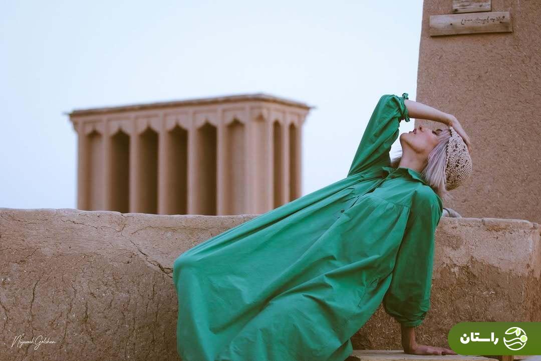 تصاویر جدید و ژست‌های ریحانه رضی بازیگر نقش حوری در سریال تاسیان در یزد