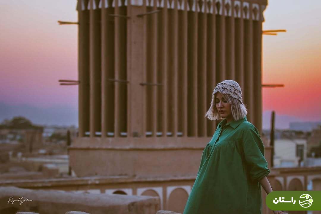 تصاویر جدید و ژست‌های ریحانه رضی بازیگر نقش حوری در سریال تاسیان در یزد