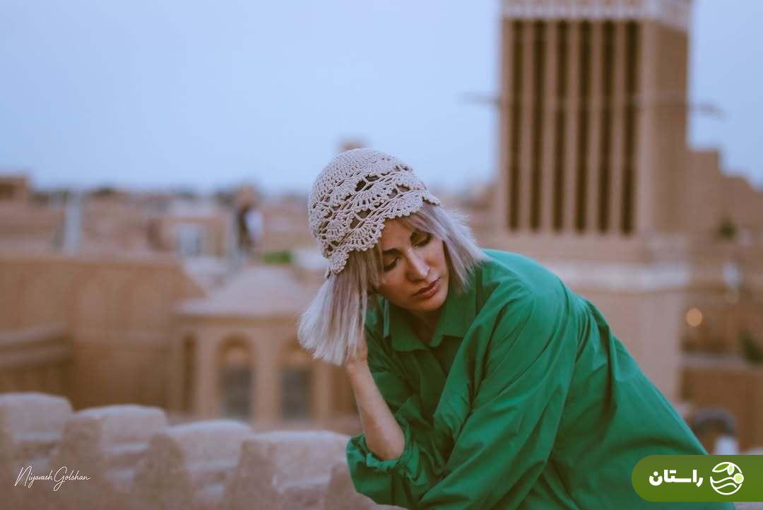 تصاویر جدید و ژست‌های ریحانه رضی بازیگر نقش حوری در سریال تاسیان در یزد