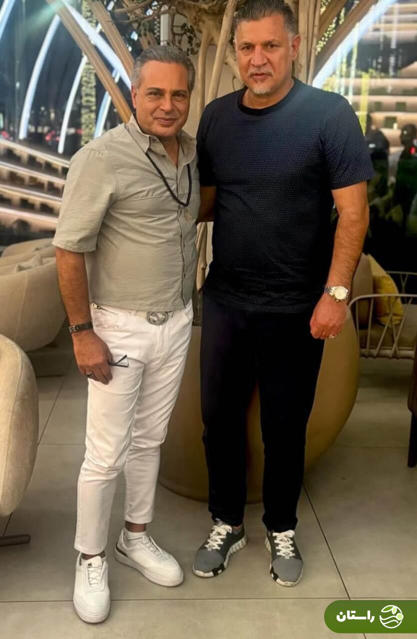 عکس پربازدید علی دایی با خواننده معروف بلک کتس عکس پربازدید علی دایی با خواننده معروف بلک کتس