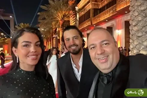 (ویدئو) روایت مهرداد صدیقیان از سلفی با جورجینا همسر رونالد: خدا نگذره از علی اوجی!